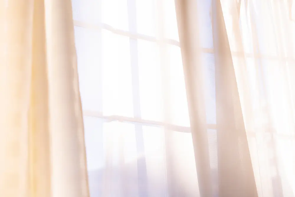 写真：カーテン